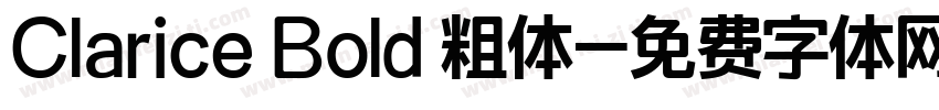 Clarice Bold 粗体字体转换